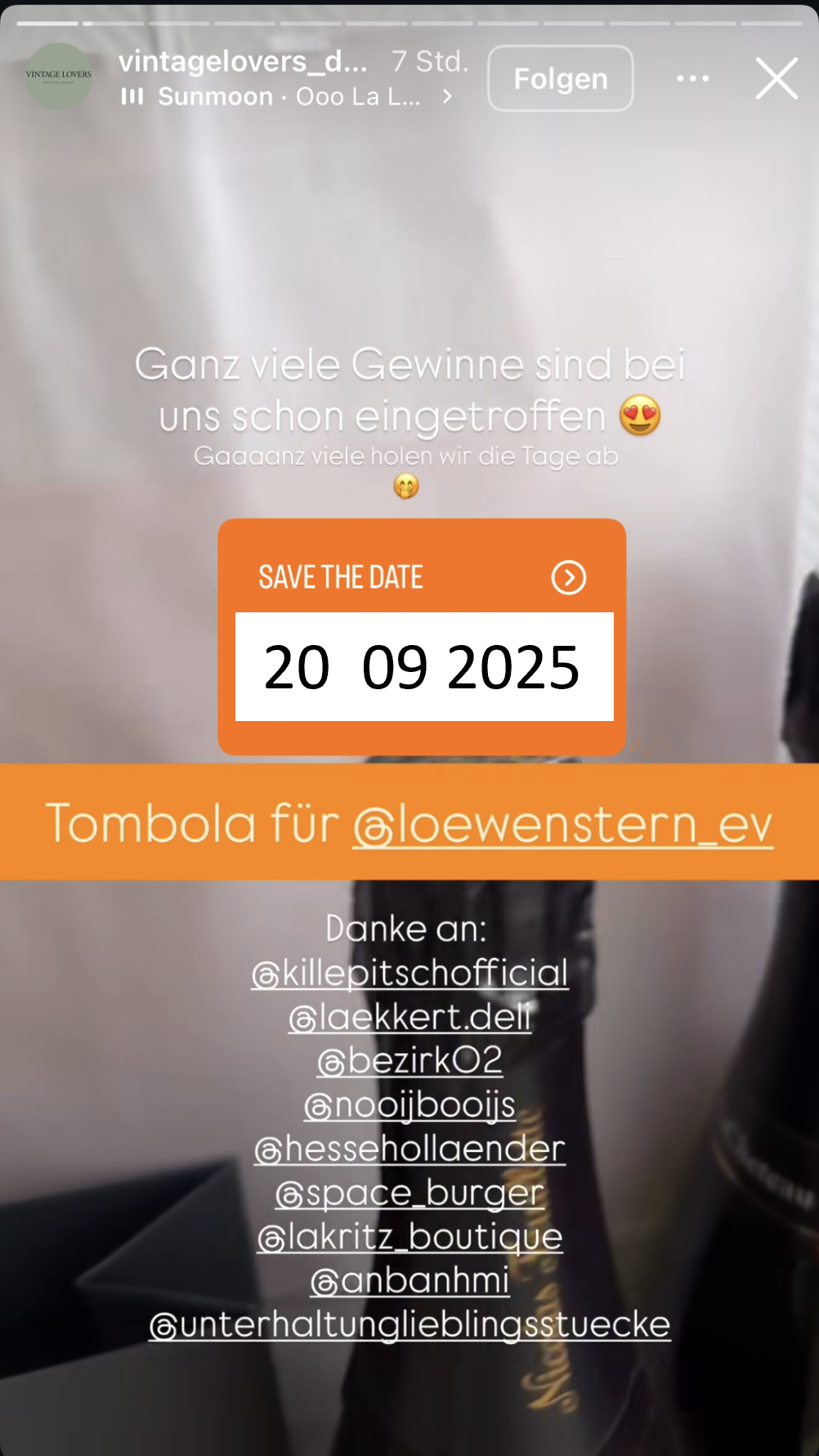 Vintage Lovers 1 1 | Tombola f&uuml;r L&ouml;wenstern