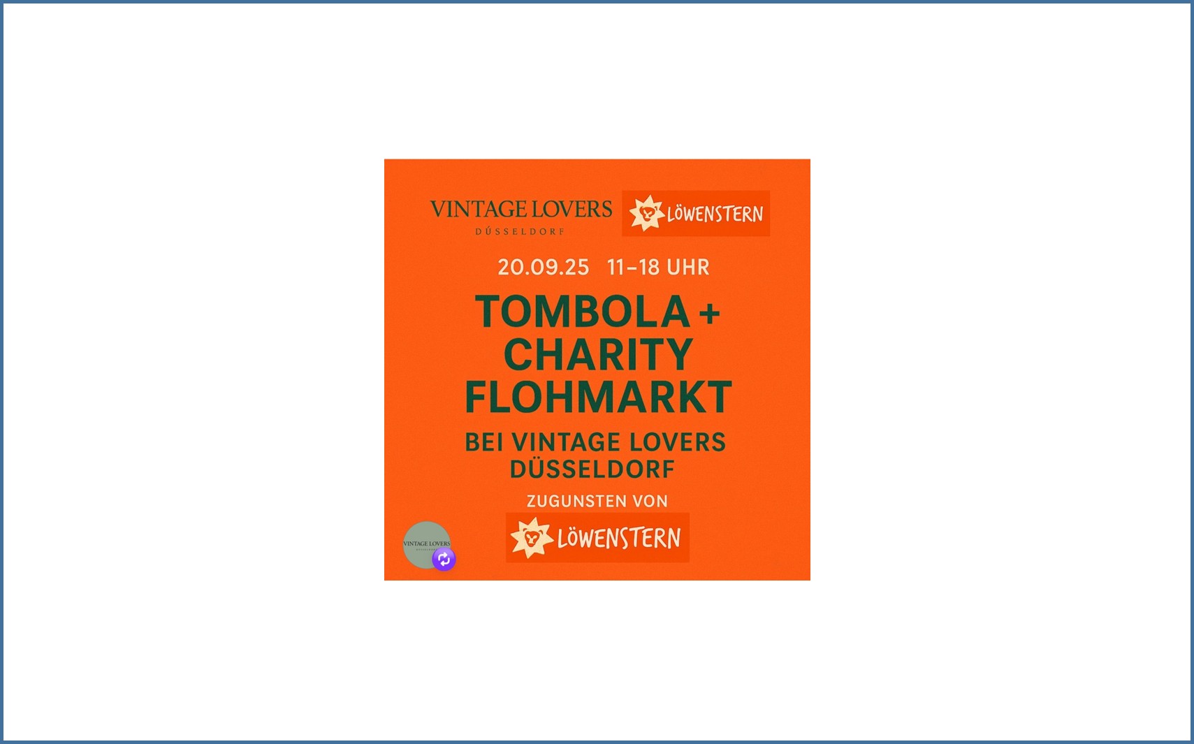 Tombola, Charity Flohmarkt und vieles mehr - Bild 10 Vintage Tombola 2025 3 | Tombola, Charity Flohmarkt und vieles mehr